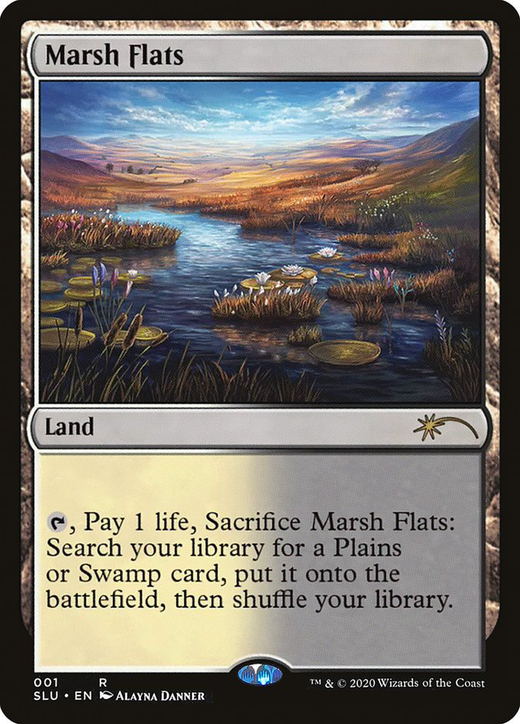 MM3 Marsh Flats Magic: The Gathering NM MTG